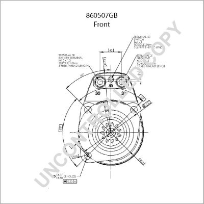 PRESTOLITE ELECTRIC Стартер 860507GB